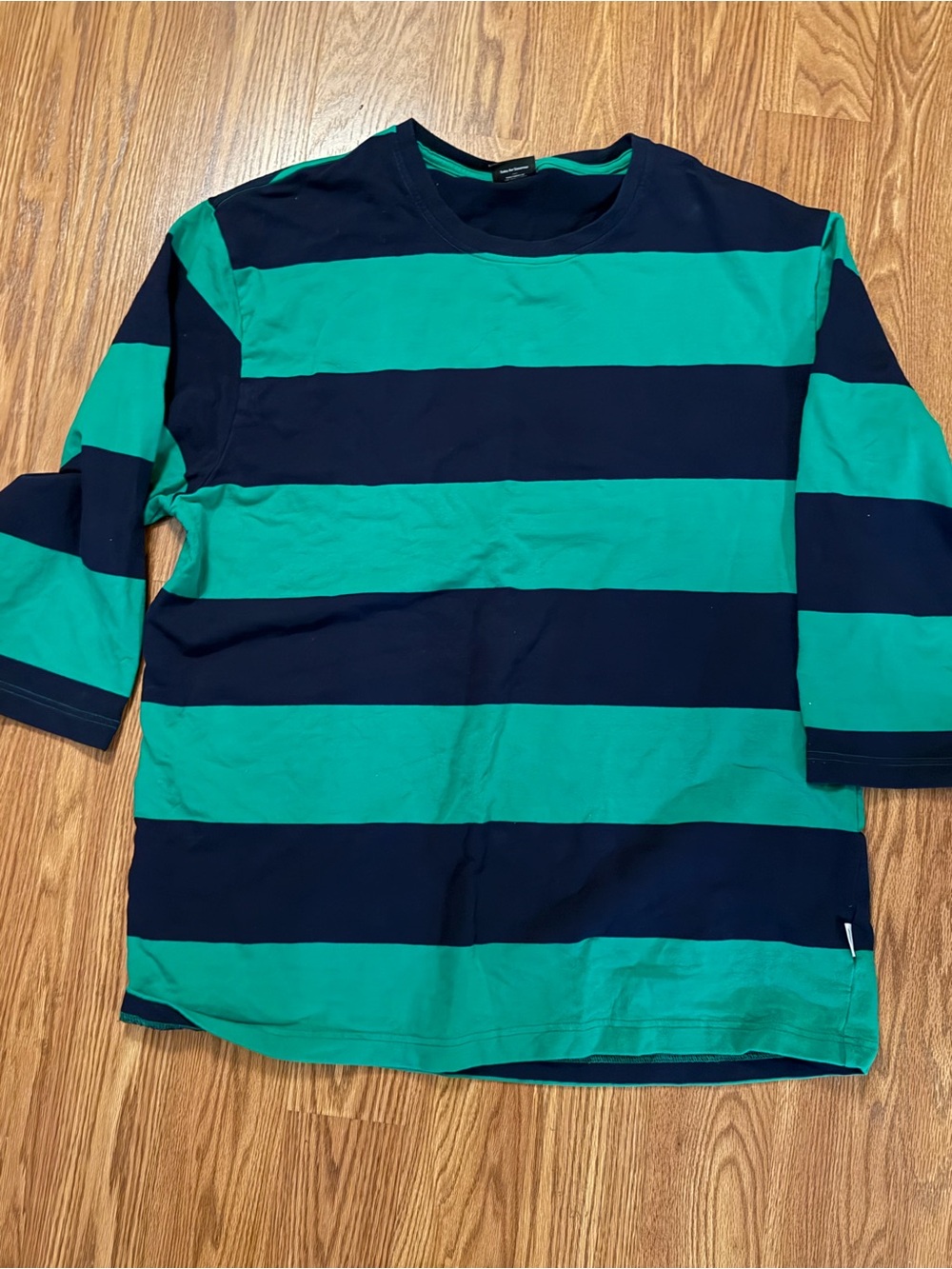 Publish Striped sweatshirt green & Navy
